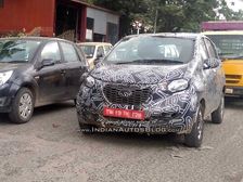 Datsun Redi-Go Spied Testing Under heavy Camouflage In Chennai - Images