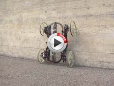 Disney's Four Wheeled Spiderman - VertiGo Wall Climbing Robot: Video