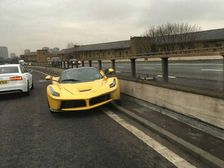 Ferrari La Ferrari Crashes In London - Images and Video