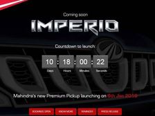 Mahindra Imperio To Be Launched On Jan 6; Bookings open