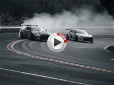 Insane Nissan GT-R And Toyota GT 86 Drift Up A Mountain In Japan - Video