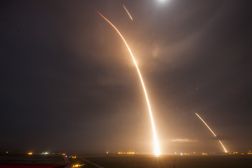 Elon Musk's Space X Launches And Lands Reusable Falcon 9 Rocket - Video