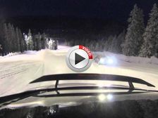 Audi R8 V10 Schools RS4 On Swedish Ski Slopes - Video
