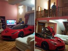 LaFerrari Owner Keeps His Hypercar In His Living Room - Pictures