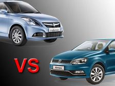 Volkswagen Ameo vs Maruti Dzire