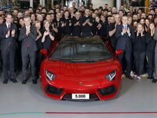 5,000th Aventador Rolls Off Lamborghini Production Line