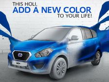 Datsun Go & Go+ To Offer Electrifying Blue Colour For Holi