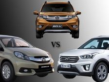 Compact SUV War Gets Hotter: Comparison Of Honda BRV, Mobilio And Creta