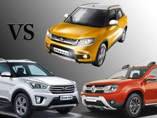 Clash Of The Titans: Vitara Brezza vs Creta vs Duster 2016 Comparison