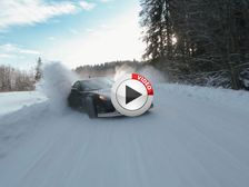 Corvette C6 Takes On Toyota Supra In Russian Snow Drift Battle