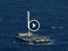 Elon Musk's SpaceX Makes Historic Landing At Sea - Video