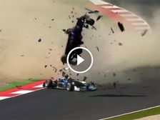 Three Drivers Survive Massive Crash - Video