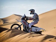 Hero MotoSports Take Part In The Afriquia Merzouga Rally With CS Santosh