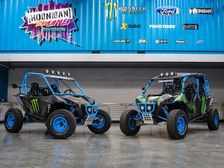 Ken Block Showcases Can-Am Mavericks Custom Models