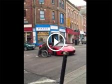 Wheelchair vs Lamborghini - The World's Most Bizarre Standoff