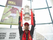 Indian Fan Scores A Goal At The Chevrolet Fan Cup Football Tournament