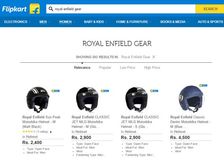 Royal Enfield Gear Now Available On Flipkart