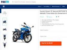 Suzuki Motorcycle & Paytm Enter Strategic Alliance