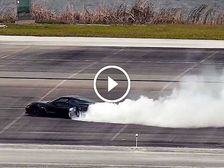 Watch An Electric Corvette Claim The Land Speed Record For Electric Cars
