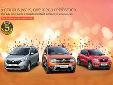 Renault 5th Anniversary Celebrated In India With Offers