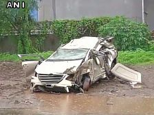 Toyota Innova Jumps Over Divider, Kills Three And Injures Two