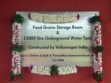 Volkswagen Builds Water & Food Storage In Pimpri Chinchwad