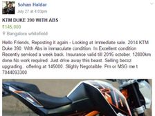 KTM 390 Owner's FB Post Tragically Ends With His Brutal Death. Killer Identified And Arrested