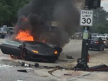 That's One Fiery Bull — Lamborghini Huracan Goes Up In Flames