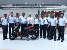 Piaggio Rolls Out The First SR 150 From Its Baramati Plant