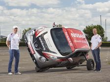 Nissan Juke SUV On Two-Wheels, Former-Olympian Sir Chris Hoy Masters This Stunt!
