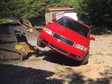 Watch This Father Wreck His Daughter's Audi A4 Just To Prove A Point