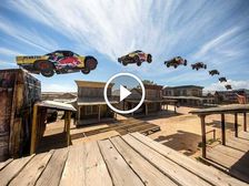 That's One Ghostly Jump — Trucker Breaks Shoulder And World Record