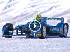 Formula E Machine Driven At Arctic Ice Cap For Project Ice