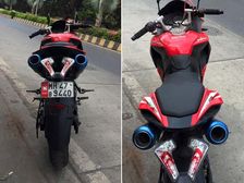 Modified Bajaj Pulsar RS200 With Cool Under Seat Exhaust May The Best One Yet