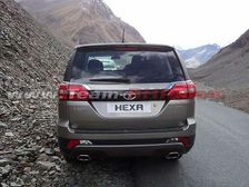 Tata Hexa During TV Commercial Shoot In Manali