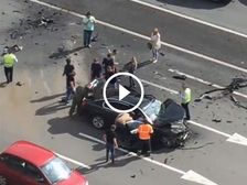 Vladimir Putin's Presidential Limo Involved In Horrific Head On Crash In Moscow