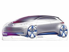 Volkswagen Reveals Electric Vehicle Design Sketches