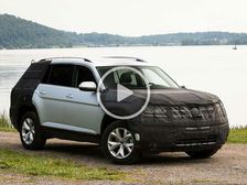 VW's US CEO Takes A Camouflaged Teramont Out For A Spin