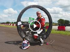 World's Fastest Monowheel Motorcycle Is Proof That A Mid-Life Crisis Isn't That Bad