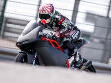 Zarco Laps Motorland Aragon On KTM Moto2 Machine
