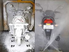 India’s First Fully Automated Bike Wash Service