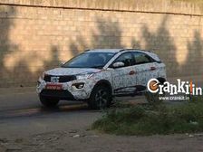 Tata Nexon Spied Testing With Berry Red Body Colour
