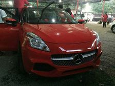 This Modified Maruti Baleno Is A Colossal Mess — Get Your Barf Bags Out
