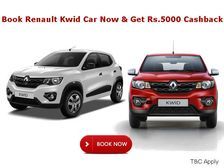 Book Renault Kwid Car Now & Get Rs. 5000 Cashback + 70 Percent Off On Car & Bike Accessories
