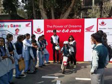 Honda Road Safety Programme Conducted At Indian International Trade Fair