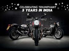 Triumph Motorcycles Celebrates 'Triumphant' Three Years In India