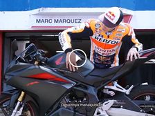 Marc Marquez Takes The Honda CBR250RR For A Ride — Video