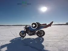 Motorcycle Stunt Goes Hilariously Wrong — Icy Comedy Will Leave You Breathless