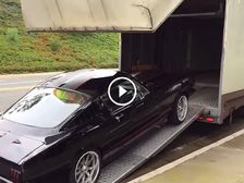 Truck Driver Crashes A 1965 Ford Mustang — Video