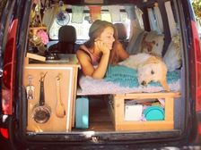 A Girl, Her Dog And A Homely Van Called Pam Are The Perfect Road Trip Trio